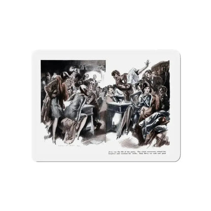 Can't You Be Serious (2), Smart Set Magazine, February 1930 (Magazine Illustration) Refrigerator Magnet - The Sticker Space