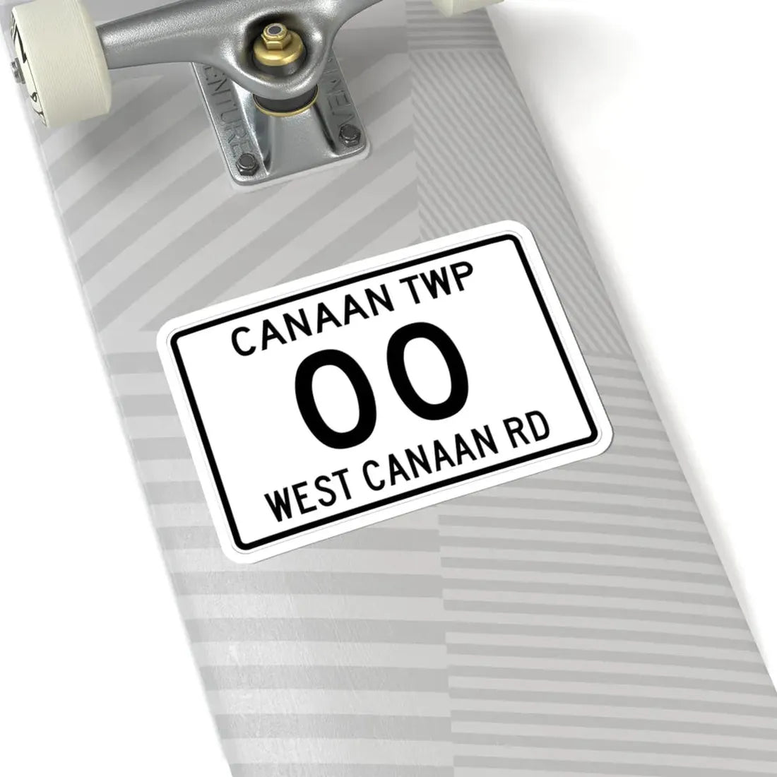 Canaan Township Morrow County Ohio route shield template (Ohio) (Road Sign) STICKER Vinyl Kiss-Cut Decal - The Sticker Space