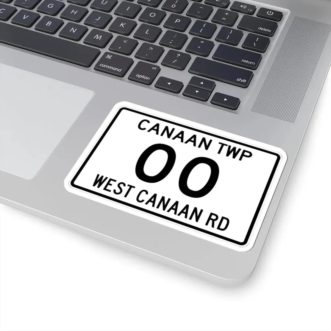 Canaan Township Morrow County Ohio route shield template (Ohio) (Road Sign) STICKER Vinyl Kiss-Cut Decal - The Sticker Space