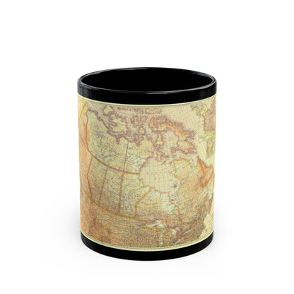 Canada (1936) (Map) Black Coffee Mug-11oz-The Sticker Space