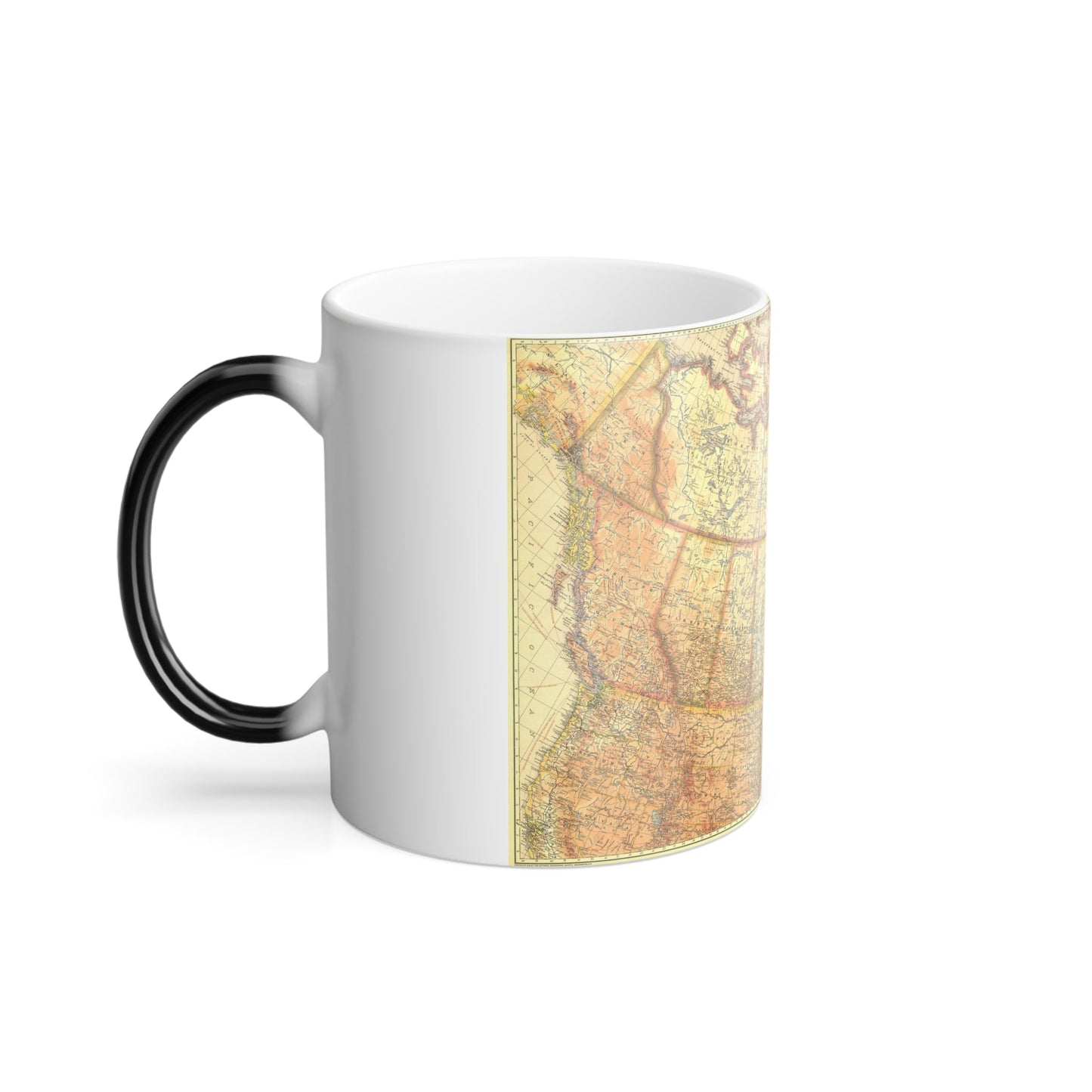 Canada (1936) (Map) Color Changing Mug 11oz-11oz-The Sticker Space