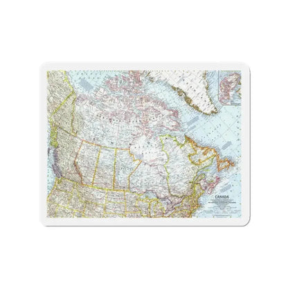 Canada (1961) (Map) Refrigerator Magnet 3 Inch - The Sticker Space