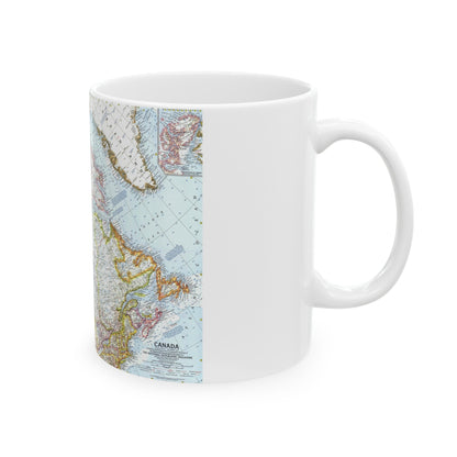 Canada (1961) (Map) White Coffee Mug-The Sticker Space