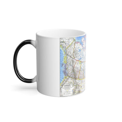 Canada (1972) (Map) Color Changing Mug 11oz-11oz-The Sticker Space