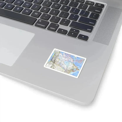 Canada (1972) (Map) STICKER Vinyl Kiss-Cut Decal - The Sticker Space