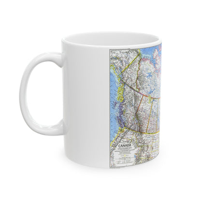 Canada (1972) (Map) White Coffee Mug-The Sticker Space