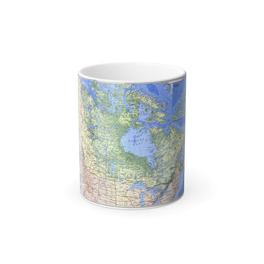 Canada (1985) (Map) Color Changing Mug 11oz-11oz-The Sticker Space