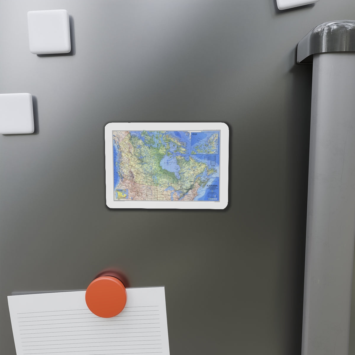 Canada (1985) (Map) Refrigerator Magnet-The Sticker Space