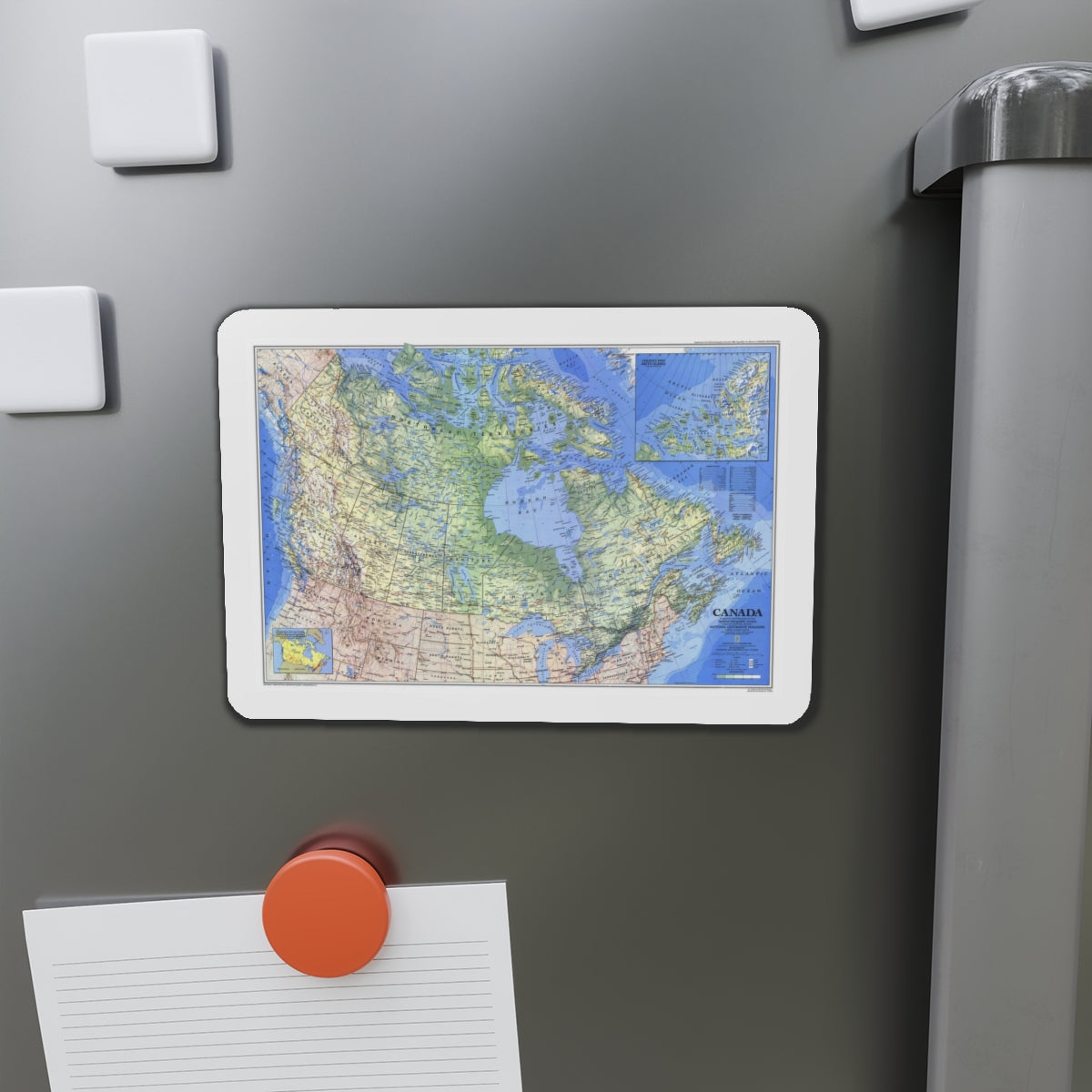 Canada (1985) (Map) Refrigerator Magnet-The Sticker Space