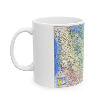 Canada (1985) (Map) White Coffee Mug-The Sticker Space