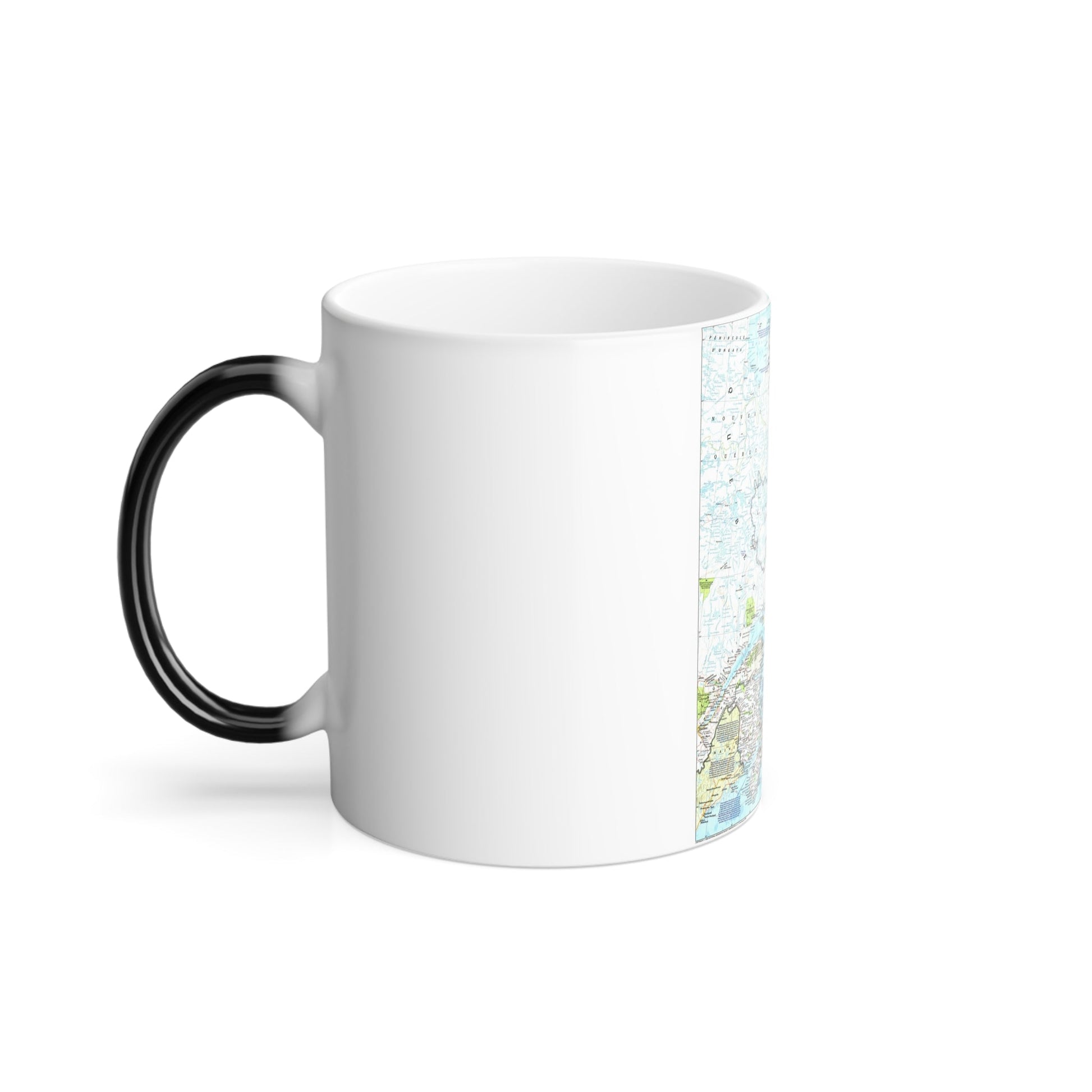 Canada - Atlantic 1 (1992) (Map) Color Changing Mug 11oz-11oz-The Sticker Space