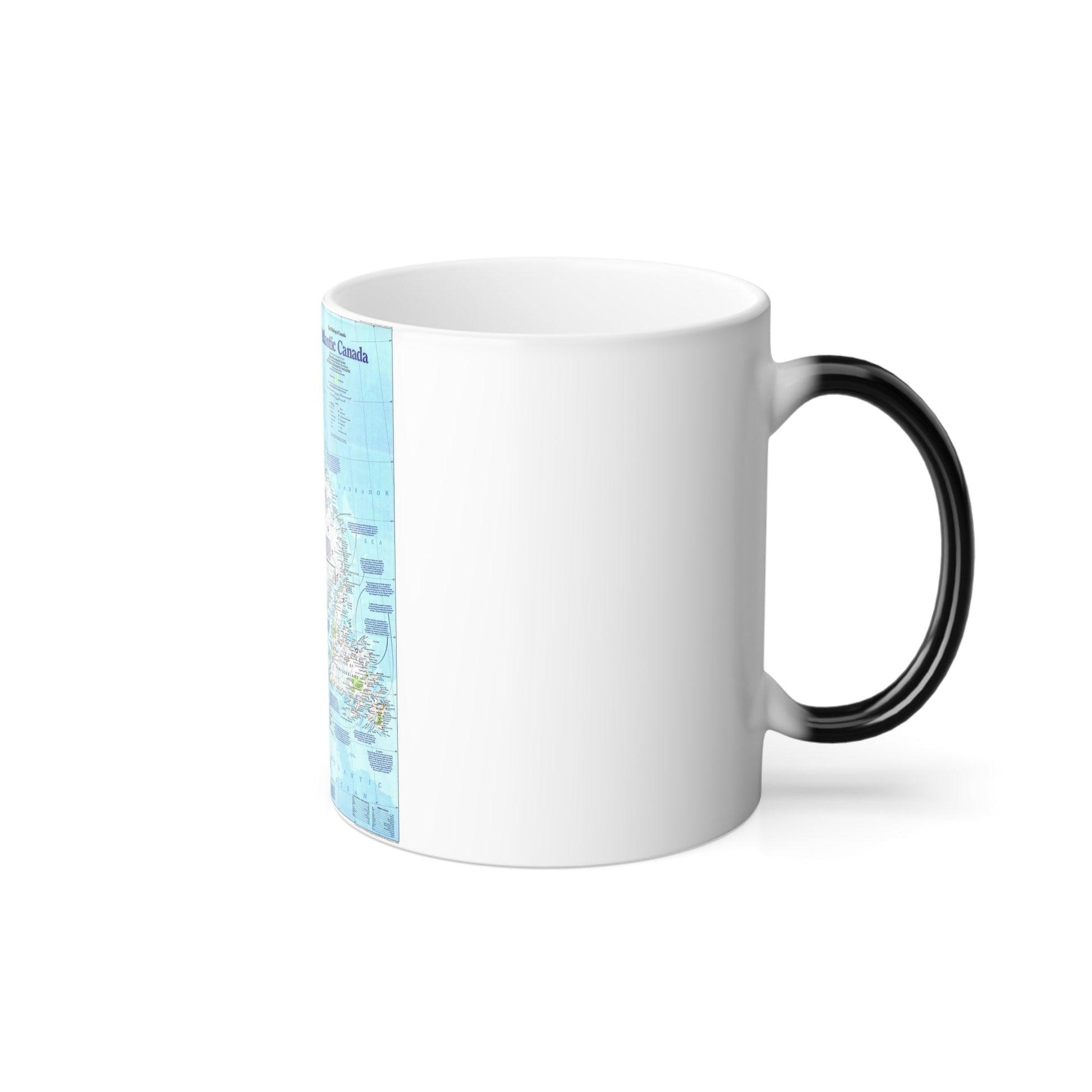 Canada - Atlantic 1 (1992) (Map) Color Changing Mug 11oz-11oz-The Sticker Space