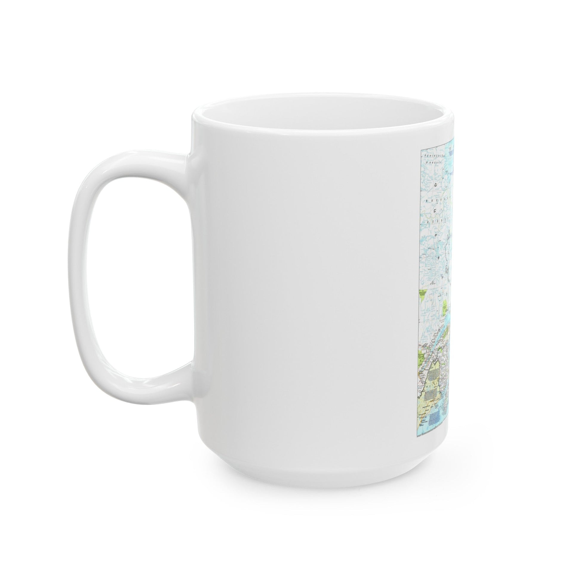 Canada - Atlantic 1 (1992) (Map) White Coffee Mug-The Sticker Space