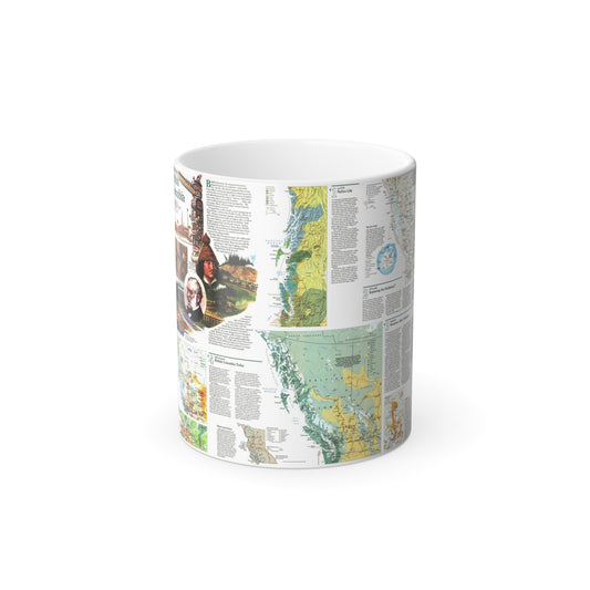 Canada - British Columbia 2 (1992) (Map) Color Changing Mug 11oz-11oz-The Sticker Space