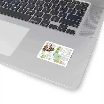 Canada - British Columbia 2 (1992) (Map) STICKER Vinyl Kiss-Cut Decal - The Sticker Space