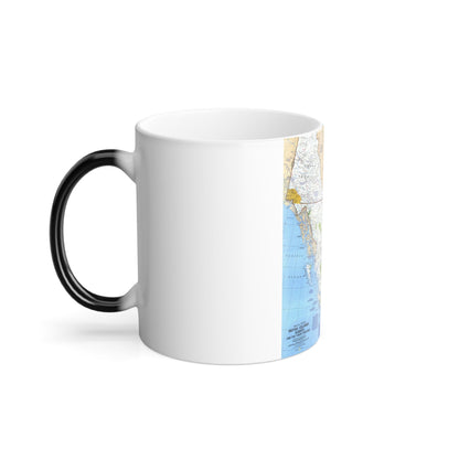 Canada - British Columbia, Alberta & Yukon (1978) (Map) Color Changing Mug 11oz-11oz-The Sticker Space