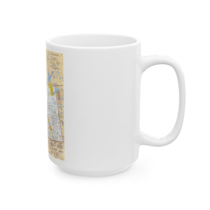 Canada - British Columbia, Alberta & Yukon (1978) (Map) White Coffee Mug-The Sticker Space