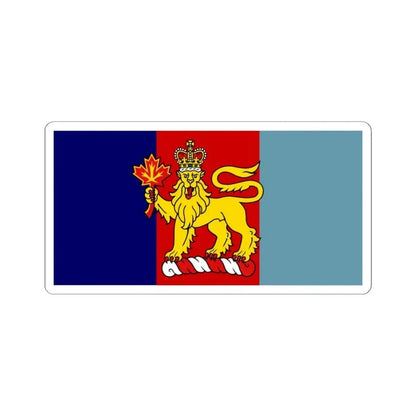 Canada Commander in Chief Unit Banner (Canada) STICKER Vinyl Kiss-Cut Decal 4 Inch White - The Sticker Space