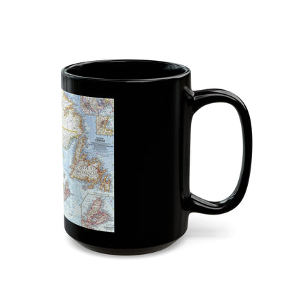 Canada - Eastern (1967) (Map) Black Coffee Mug-The Sticker Space