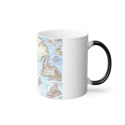 Canada - Eastern (1967) (Map) Color Changing Mug 11oz-11oz-The Sticker Space