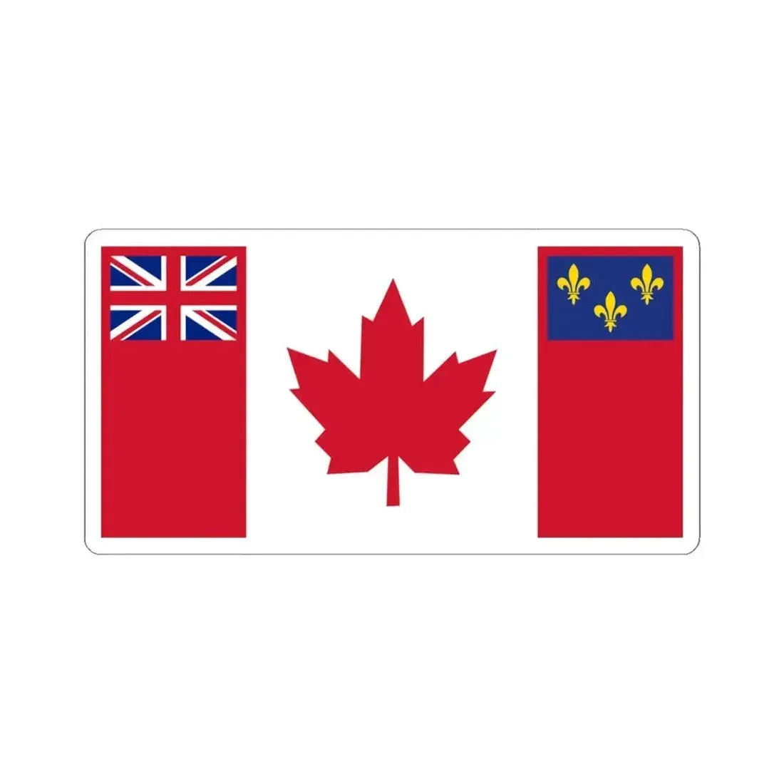Canada flag Group C Finalist versiuon (Canada) STICKER Vinyl Kiss-Cut Decal 4 Inch White - The Sticker Space