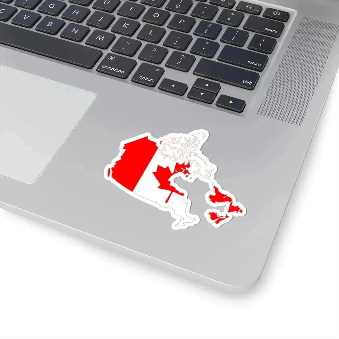 Canada flag map without Quebec (Canada) STICKER Vinyl Kiss-Cut Decal - The Sticker Space