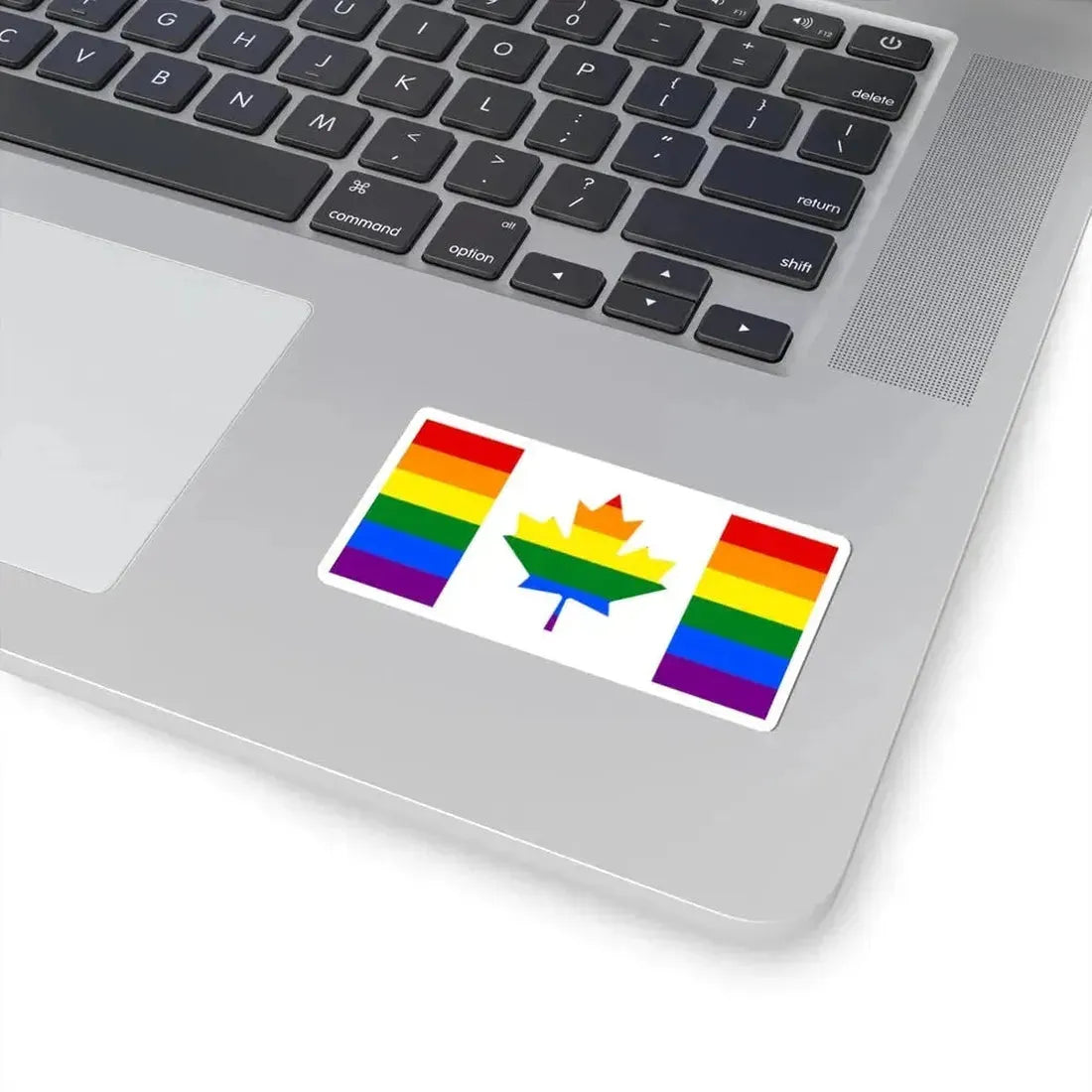 Canada-Gay Flag (Canada) STICKER Vinyl Kiss-Cut Decal - The Sticker Space