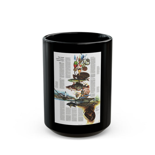 Canada - Maine, with the Maritime Provinces 2 (1975) (Map) Black Coffee Mug-15oz-The Sticker Space