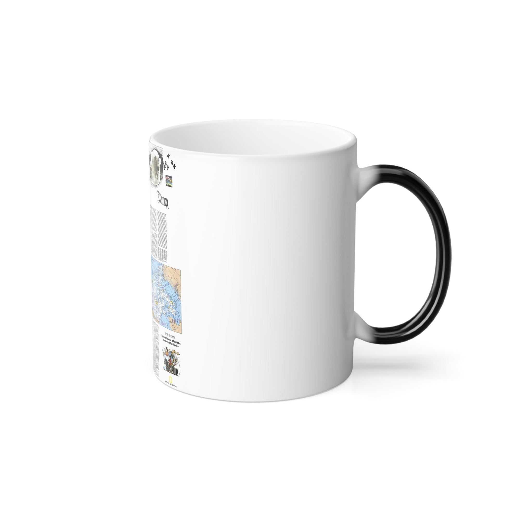 Canada - Medley of People (1979) (Map) Color Changing Mug 11oz-11oz-The Sticker Space