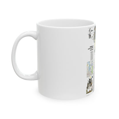 Canada - Medley of People (1979) (Map) White Coffee Mug-The Sticker Space