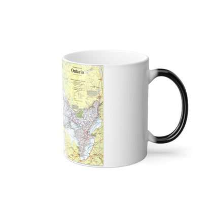 Canada - Ontario 1 (1996 (Map) Color Changing Mug 11oz-11oz-The Sticker Space