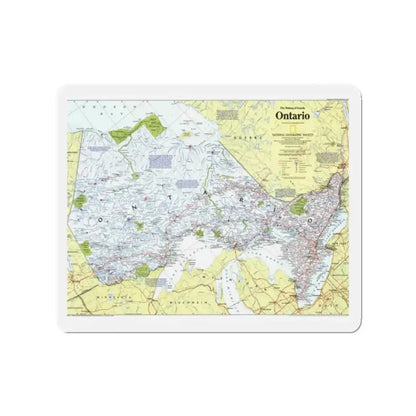 Canada - Ontario 1 (1996 (Map) Refrigerator Magnet - The Sticker Space