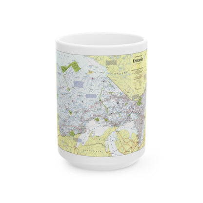 Canada - Ontario 1 (1996 (Map) White Coffee Mug-15oz-The Sticker Space