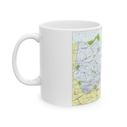 Canada - Ontario 1 (1996 (Map) White Coffee Mug-The Sticker Space