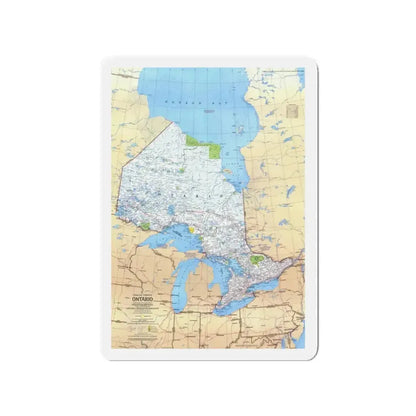 Canada - Ontario (1978) (Map) Refrigerator Magnet - The Sticker Space