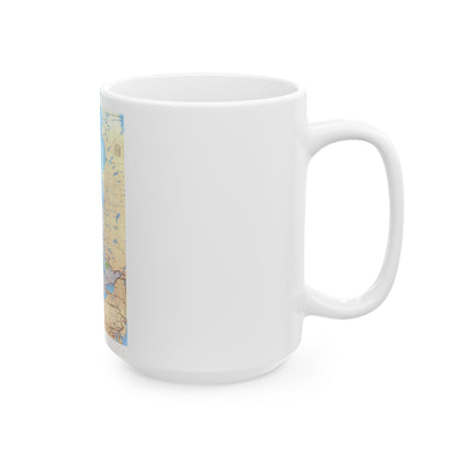 Canada - Ontario (1978) (Map) White Coffee Mug-The Sticker Space