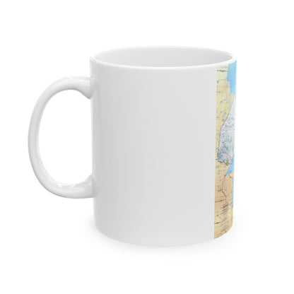 Canada - Ontario (1978) (Map) White Coffee Mug-The Sticker Space