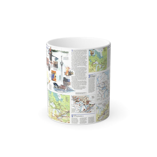 Canada - Ontario 2 (1996) (Map) Color Changing Mug 11oz-11oz-The Sticker Space