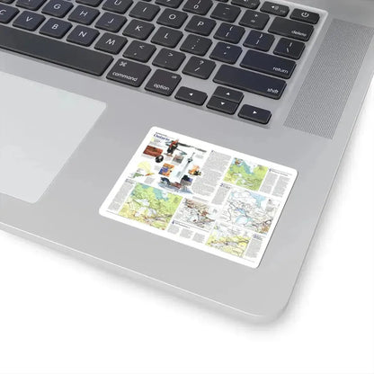 Canada - Ontario 2 (1996) (Map) STICKER Vinyl Kiss-Cut Decal - The Sticker Space