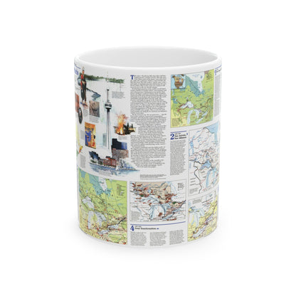 Canada - Ontario 2 (1996) (Map) White Coffee Mug-11oz-The Sticker Space