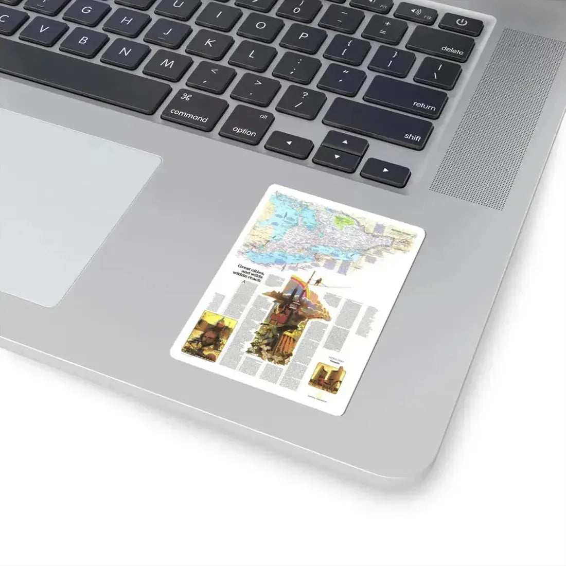 Canada - Ontario, Great Cities (1978) (Map) STICKER Vinyl Kiss-Cut Decal - The Sticker Space