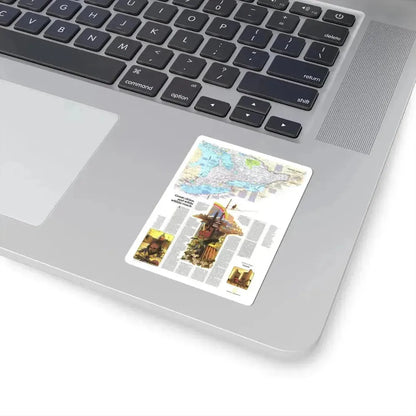 Canada - Ontario, Great Cities (1978) (Map) STICKER Vinyl Kiss-Cut Decal - The Sticker Space