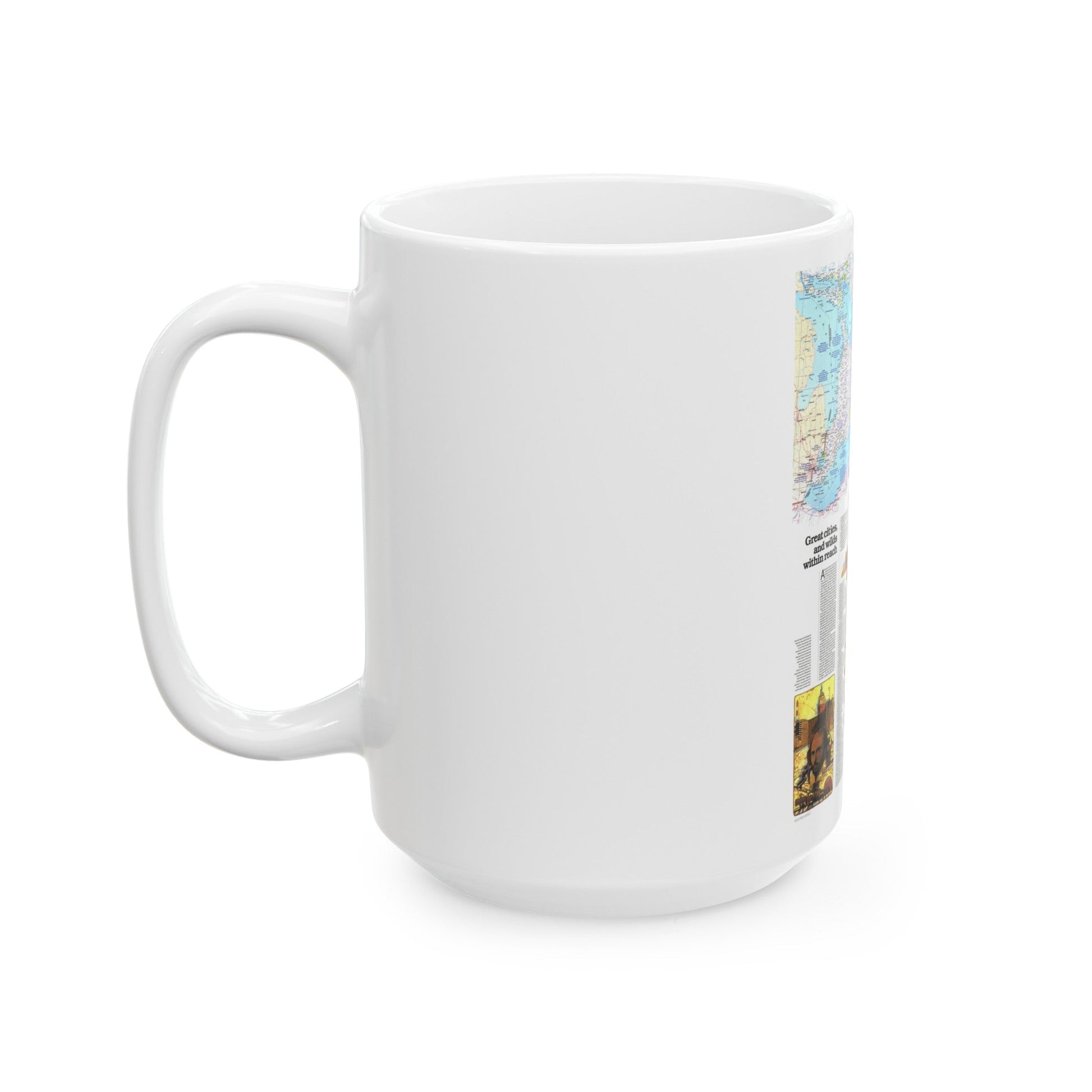 Canada - Ontario, Great Cities (1978) (Map) White Coffee Mug-The Sticker Space