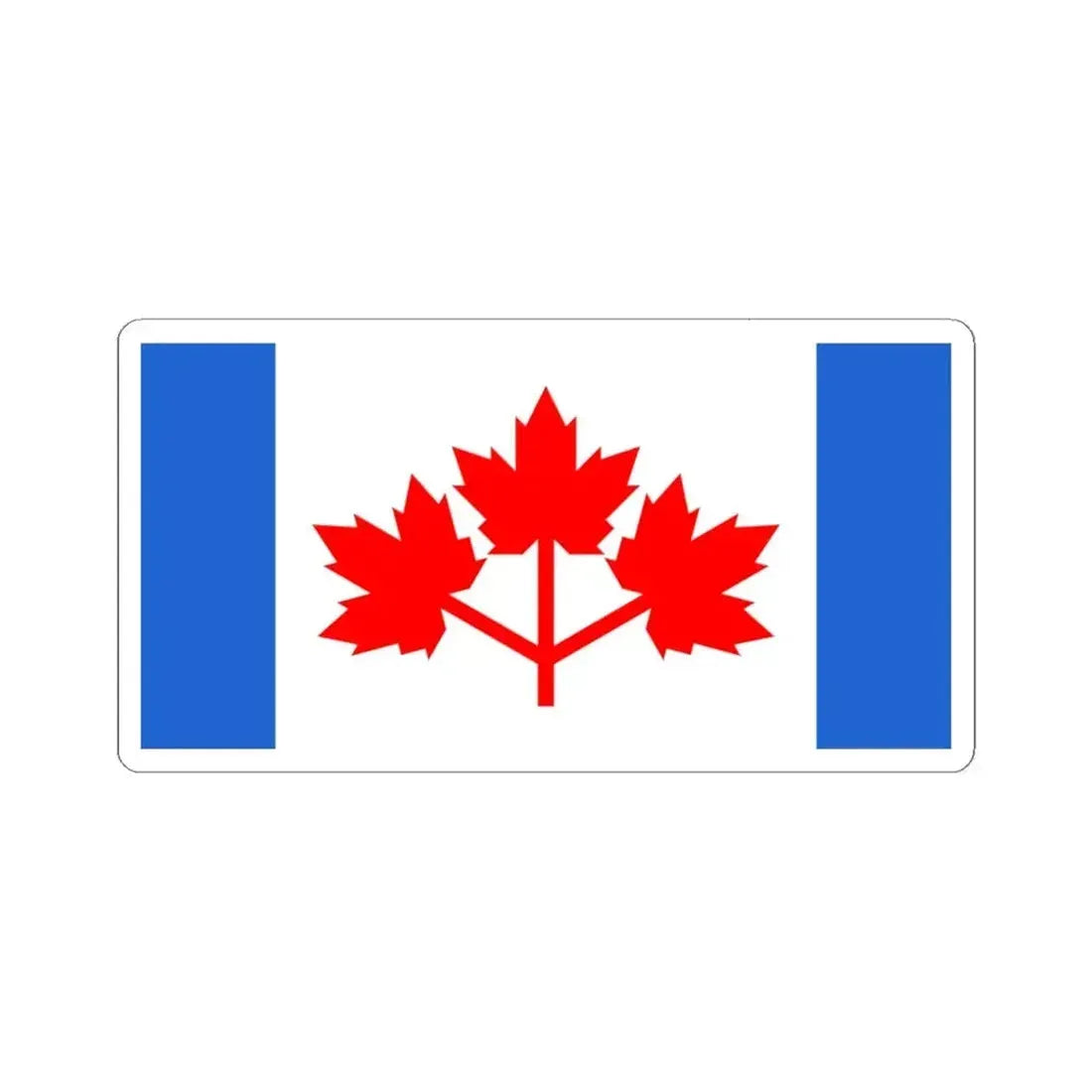 Canada Pearson Pennant 1964 (Canada) STICKER Vinyl Kiss-Cut Decal 4 Inch White - The Sticker Space