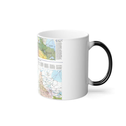 Canada - Prairie Provinces 2 (1995) (Map) Color Changing Mug 11oz-11oz-The Sticker Space