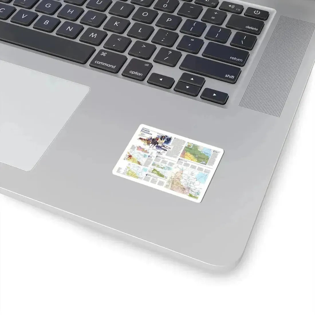 Canada - Prairie Provinces 2 (1995) (Map) STICKER Vinyl Kiss-Cut Decal - The Sticker Space