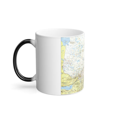 Canada - Quebec 1 (1991) (Map) Color Changing Mug 11oz-11oz-The Sticker Space