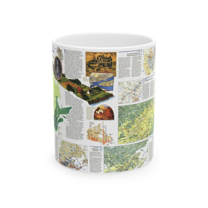 Canada - Quebec 2 (1991) (Map) White Coffee Mug-11oz-The Sticker Space