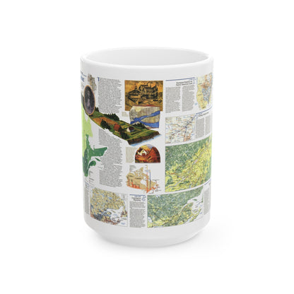 Canada - Quebec 2 (1991) (Map) White Coffee Mug-15oz-The Sticker Space