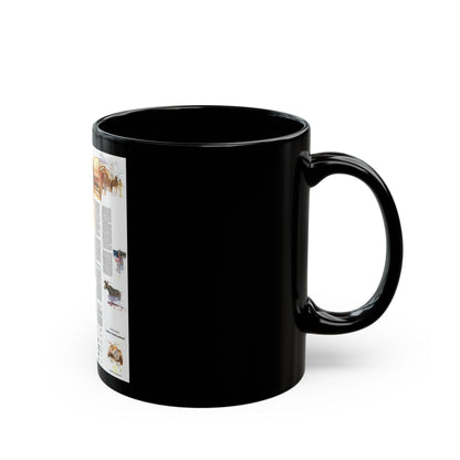 Canada - Quebec-Newfoundland (1980) (Map) Black Coffee Mug-The Sticker Space